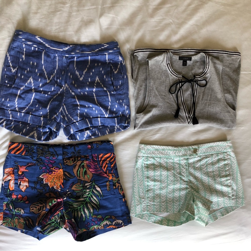 J. Crew chino short and tank bundle